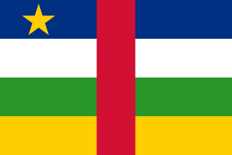 Centralafrikanske Republik flag