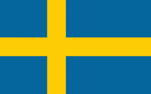 Flag fra Sverige kan købes hos Klauber-Flag