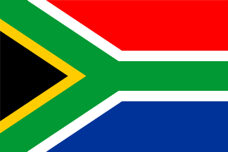Flag fra Sydafrika kan købes hos Klauber-Flag