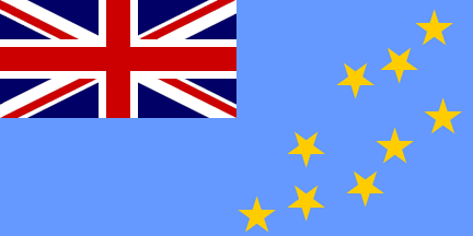Flag fra Tuvalu kan købes hos Klauber-Flag