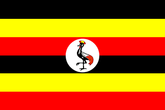 Flag fra Uganda hos Klauber-Flag