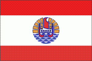 FRANSK POLYNESIEN - DEKOFLAG