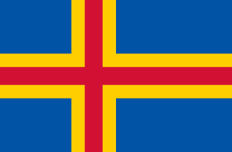 Flag fra Ålandsøerne hos Klauber-Flag