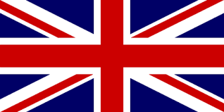 ENGLAND UK - HURRAFLAG I PAPIR