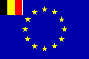 EU - Med flag i hjørne